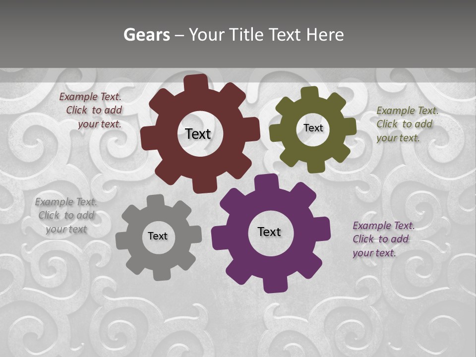 Leaf Decorative Shabby PowerPoint Template