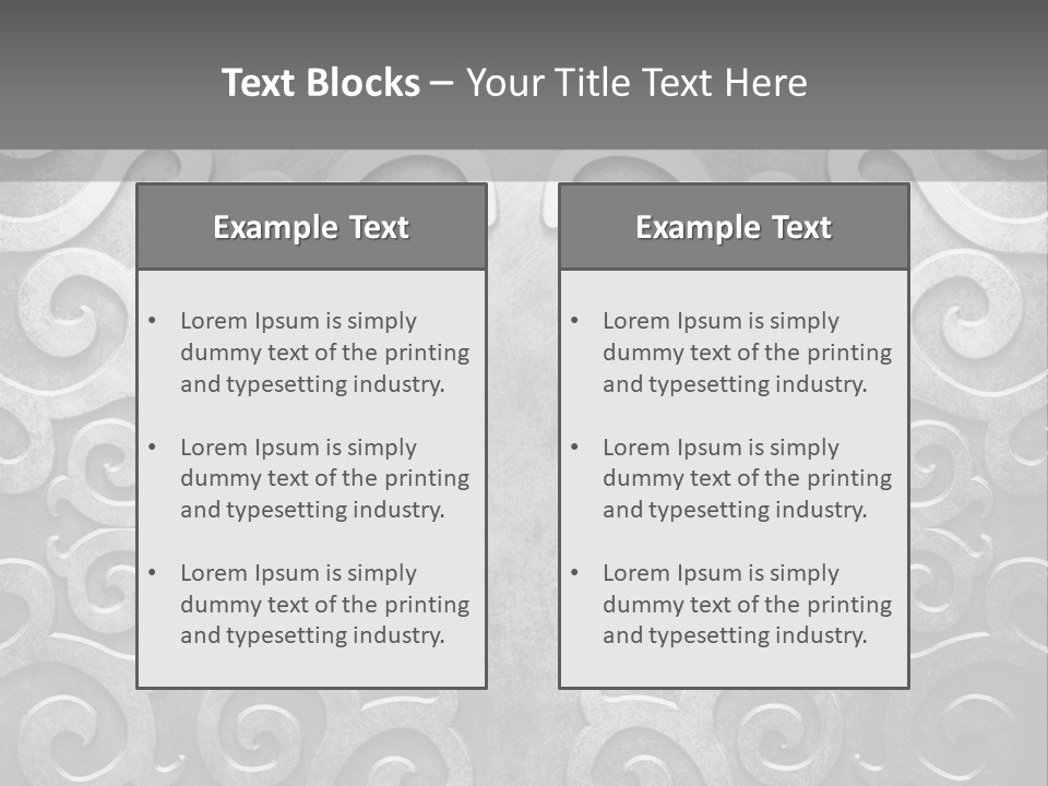 Leaf Decorative Shabby PowerPoint Template