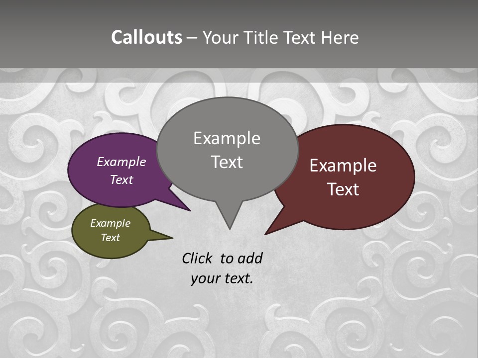 Leaf Decorative Shabby PowerPoint Template