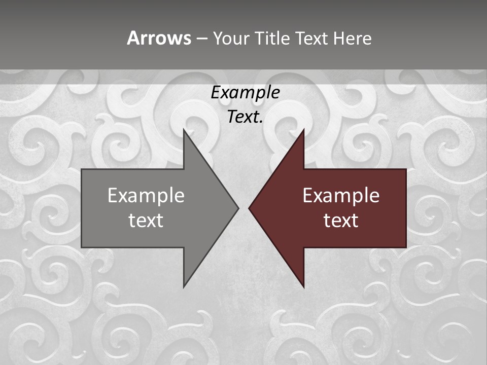 Leaf Decorative Shabby PowerPoint Template