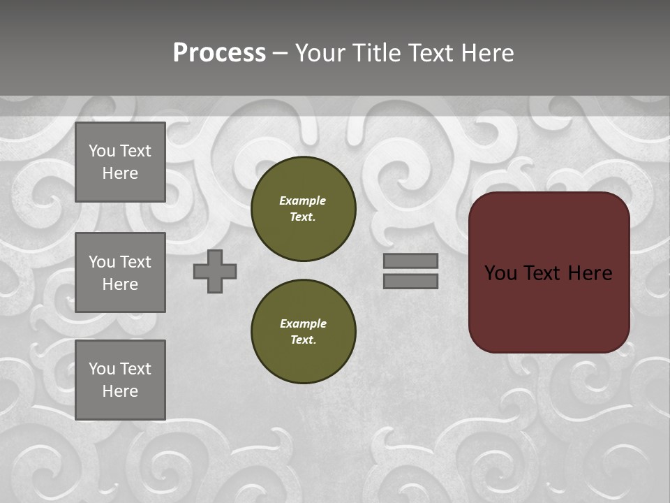 Leaf Decorative Shabby PowerPoint Template