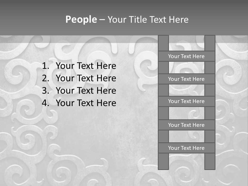 Leaf Decorative Shabby PowerPoint Template