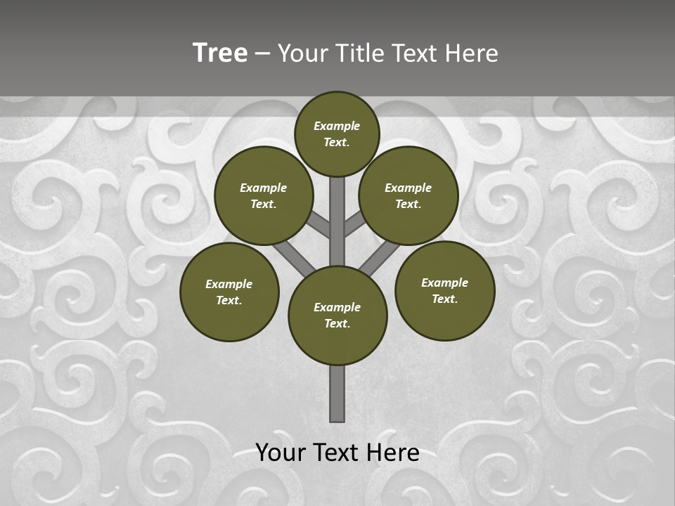 Leaf Decorative Shabby PowerPoint Template