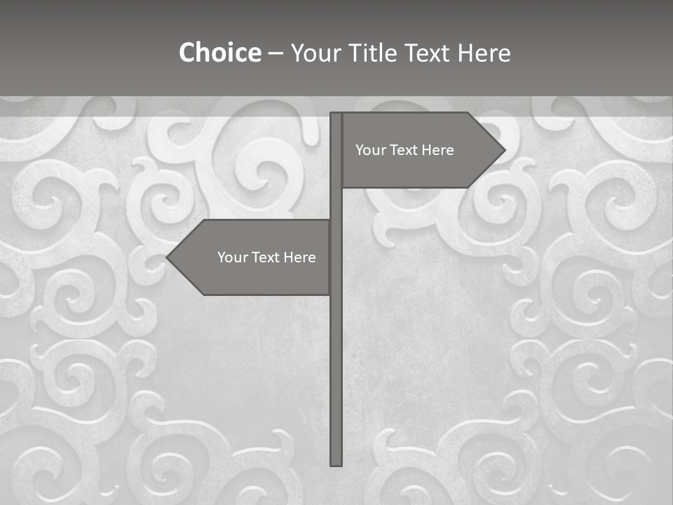 Leaf Decorative Shabby PowerPoint Template