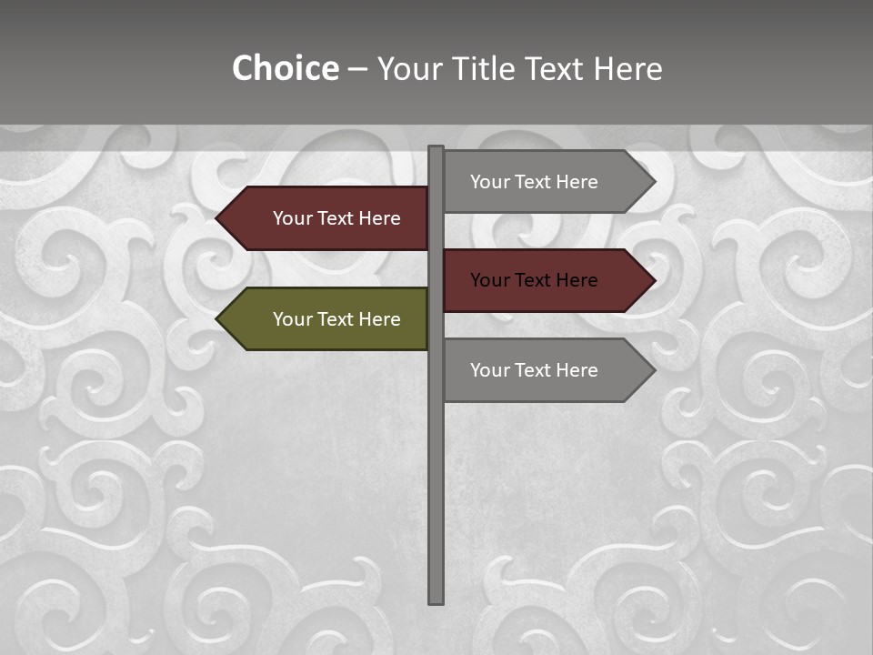 Leaf Decorative Shabby PowerPoint Template