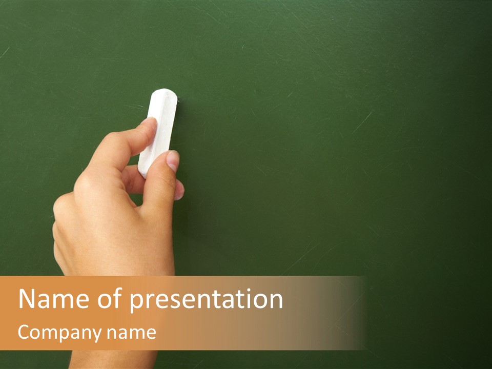 Female Human Presentation PowerPoint Template