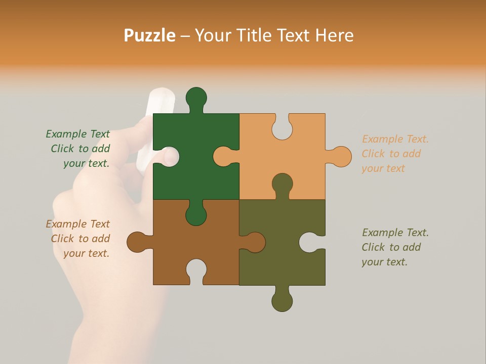 Female Human Presentation PowerPoint Template