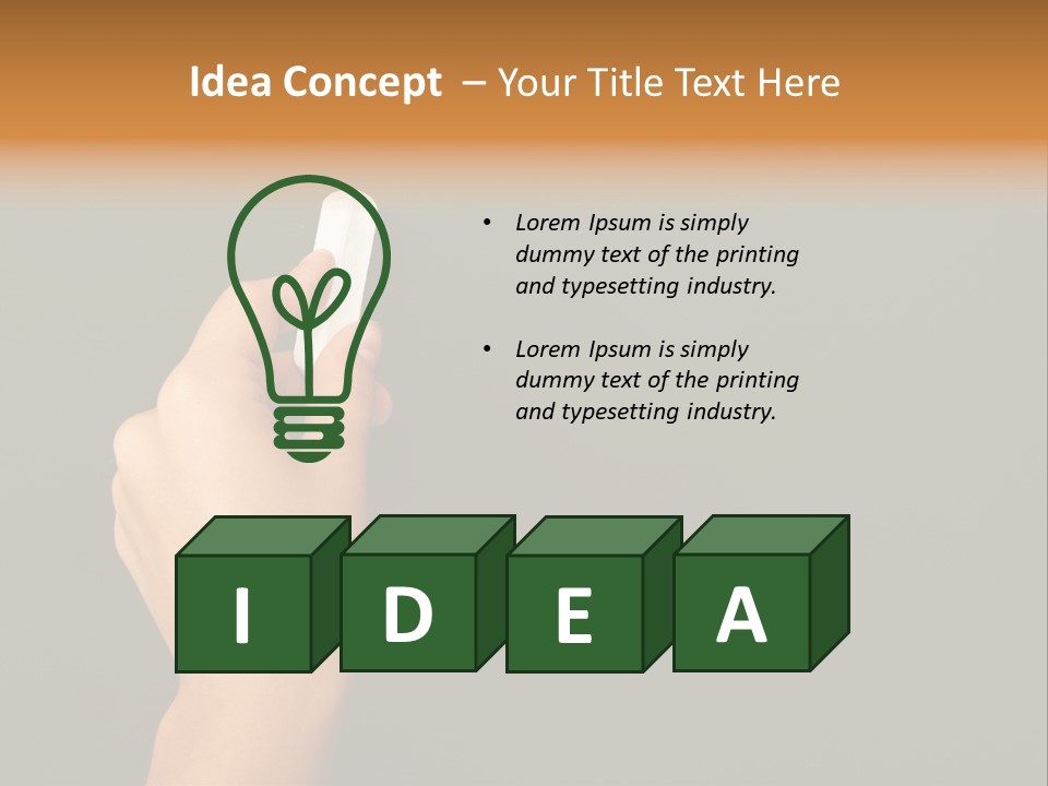 Female Human Presentation PowerPoint Template