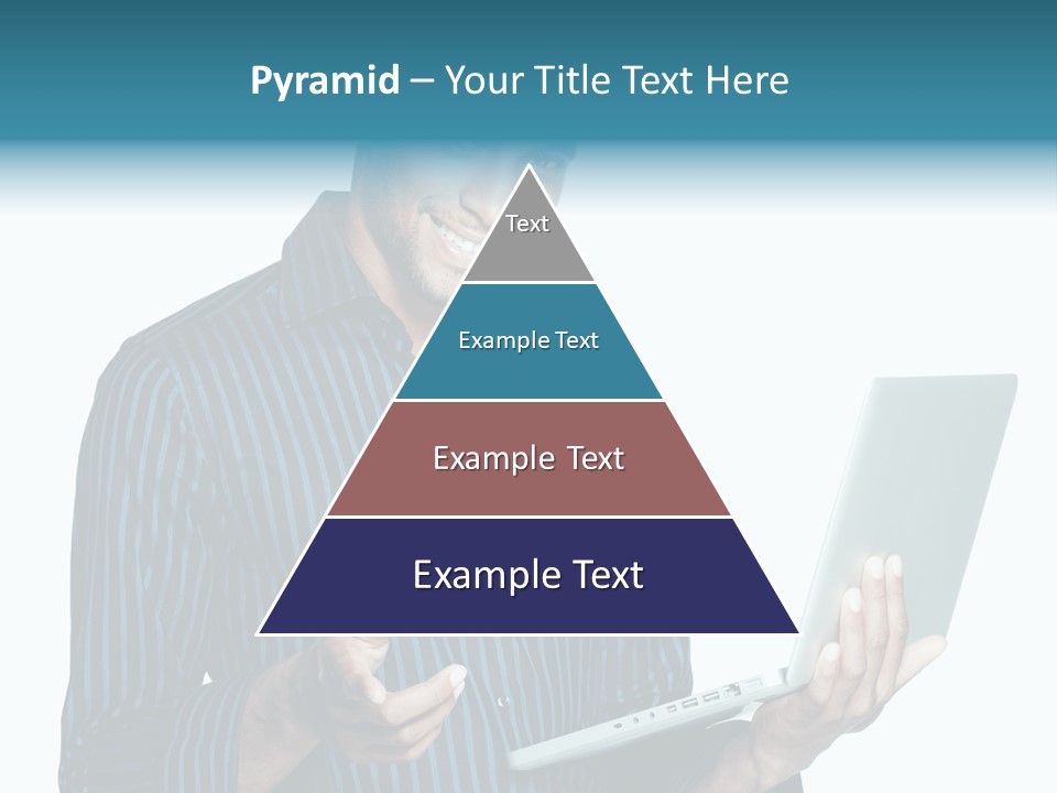 Bright Professional Laptop PowerPoint Template