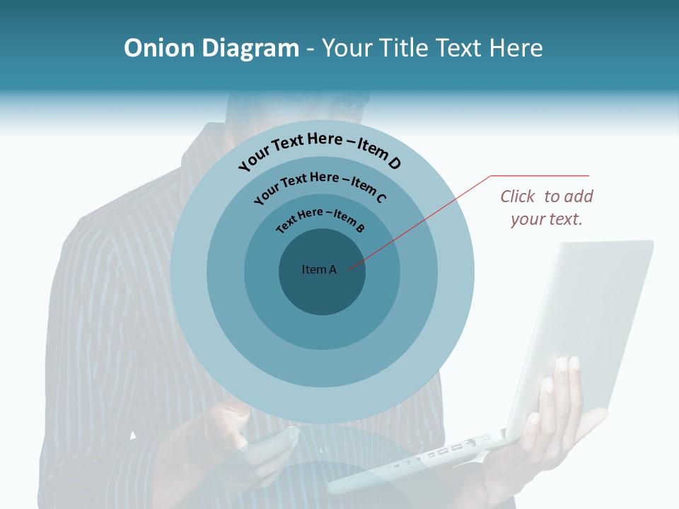 Bright Professional Laptop PowerPoint Template