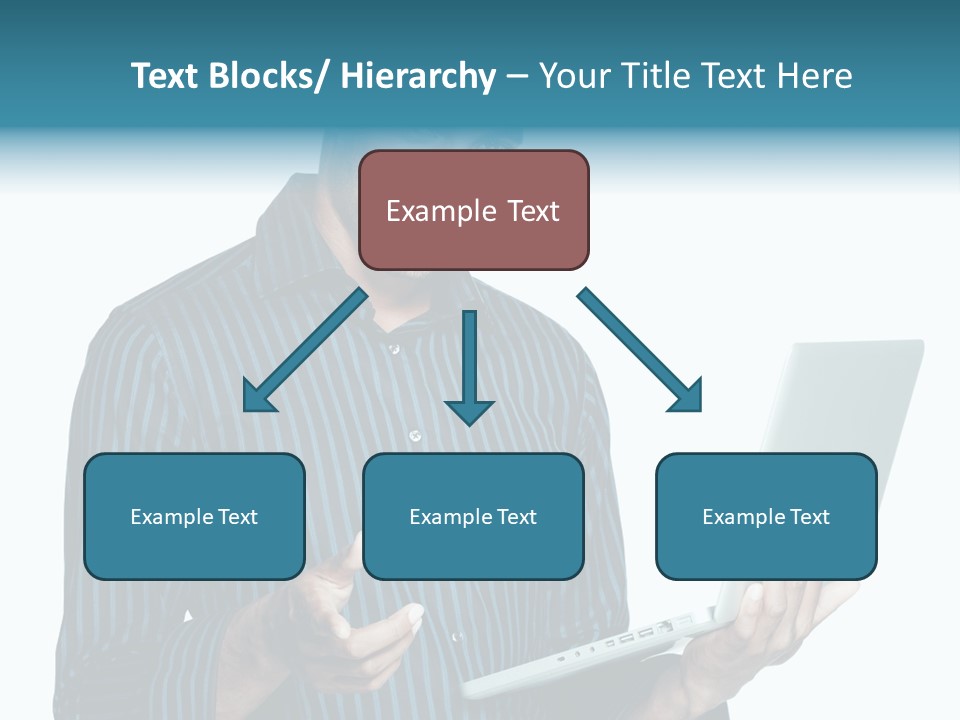 Bright Professional Laptop PowerPoint Template