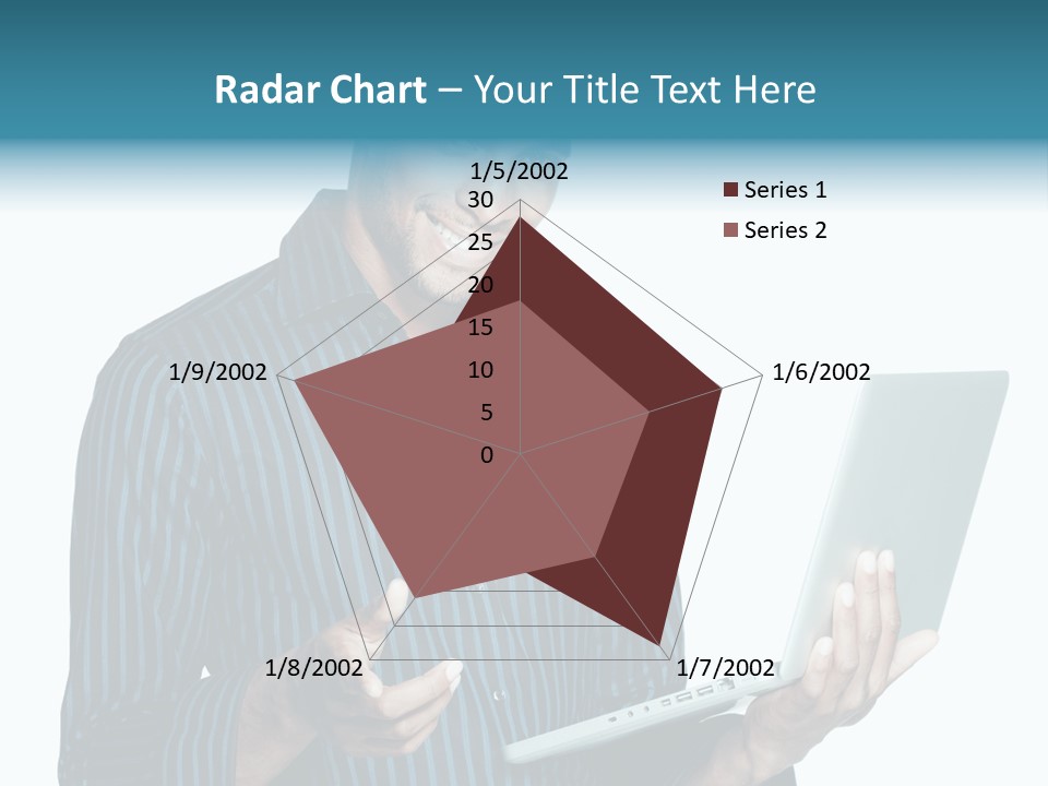Bright Professional Laptop PowerPoint Template