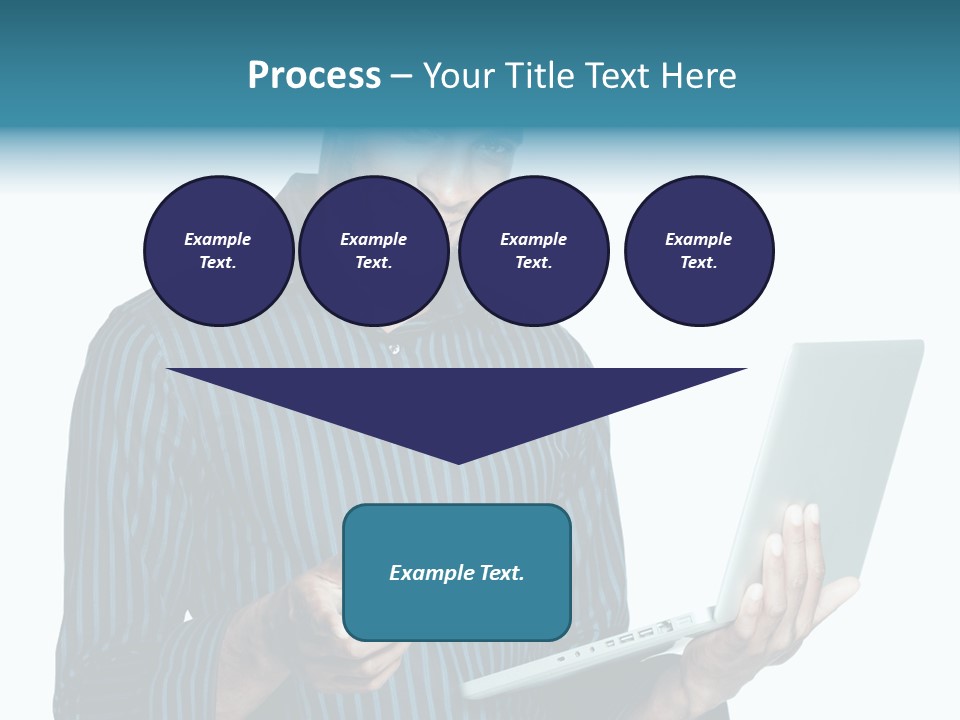 Bright Professional Laptop PowerPoint Template
