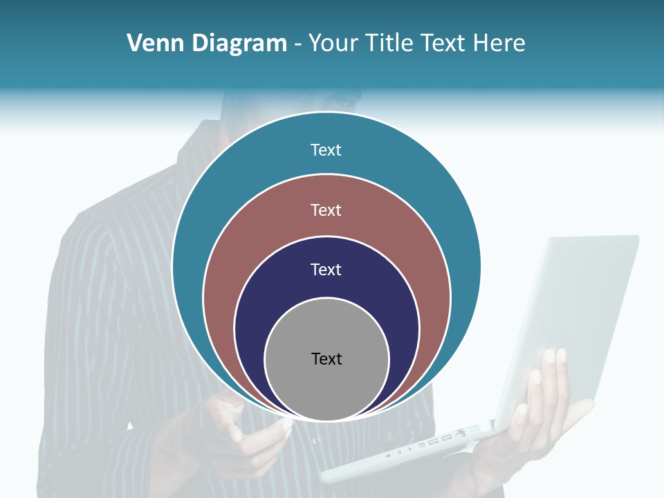 Bright Professional Laptop PowerPoint Template