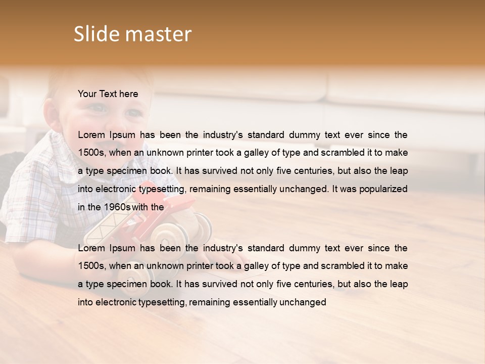 Floor Playing Building PowerPoint Template