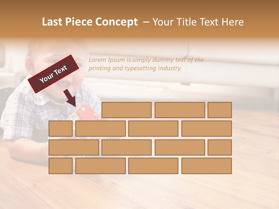 Floor Playing Building PowerPoint Template