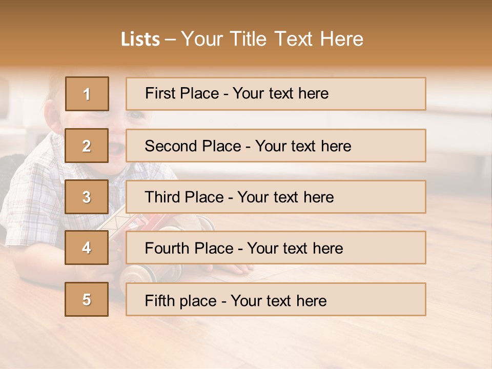 Floor Playing Building PowerPoint Template