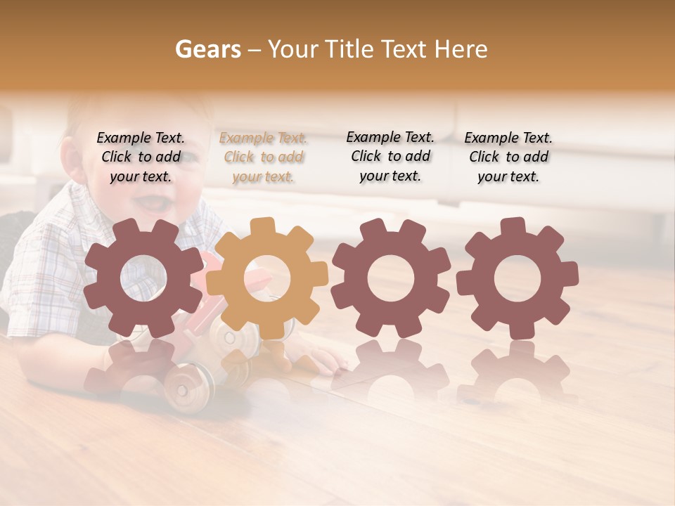 Floor Playing Building PowerPoint Template