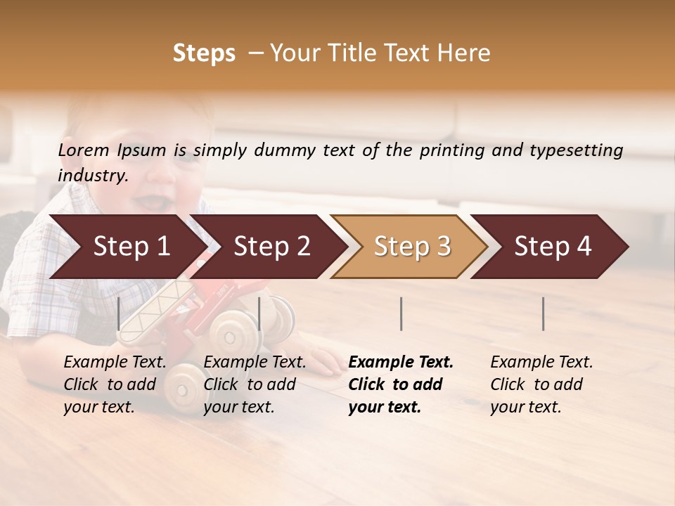 Floor Playing Building PowerPoint Template