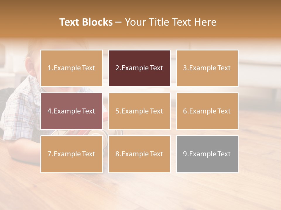 Floor Playing Building PowerPoint Template