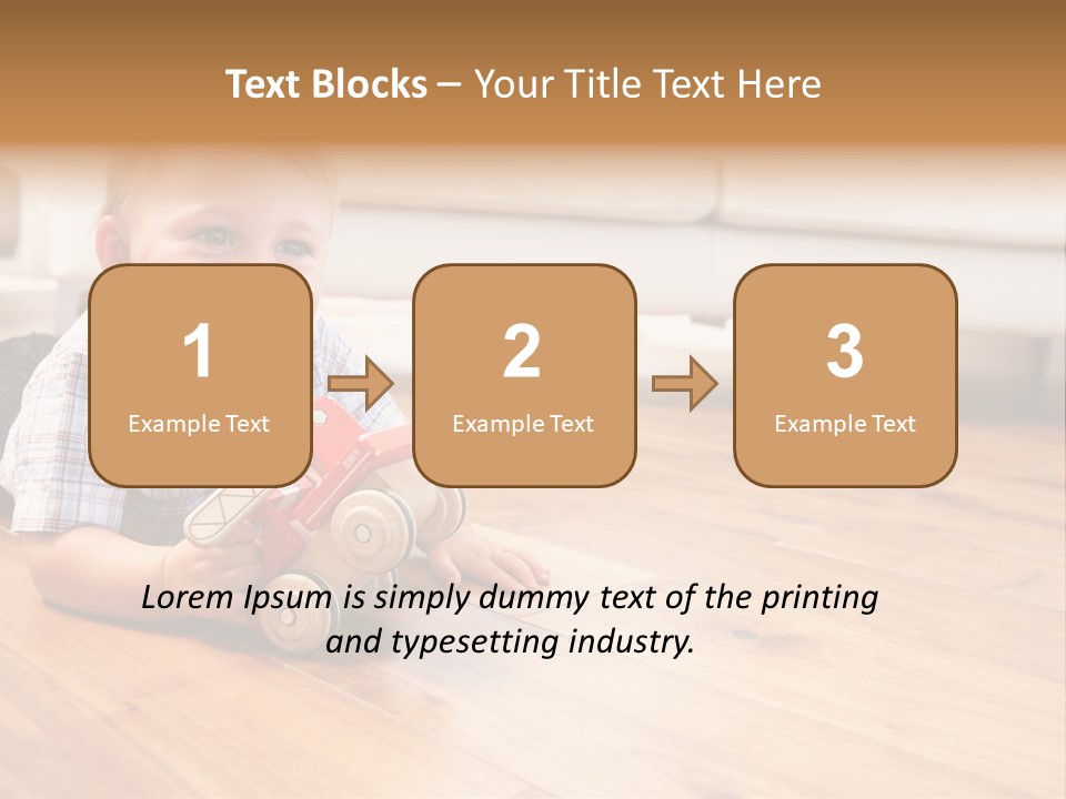Floor Playing Building PowerPoint Template