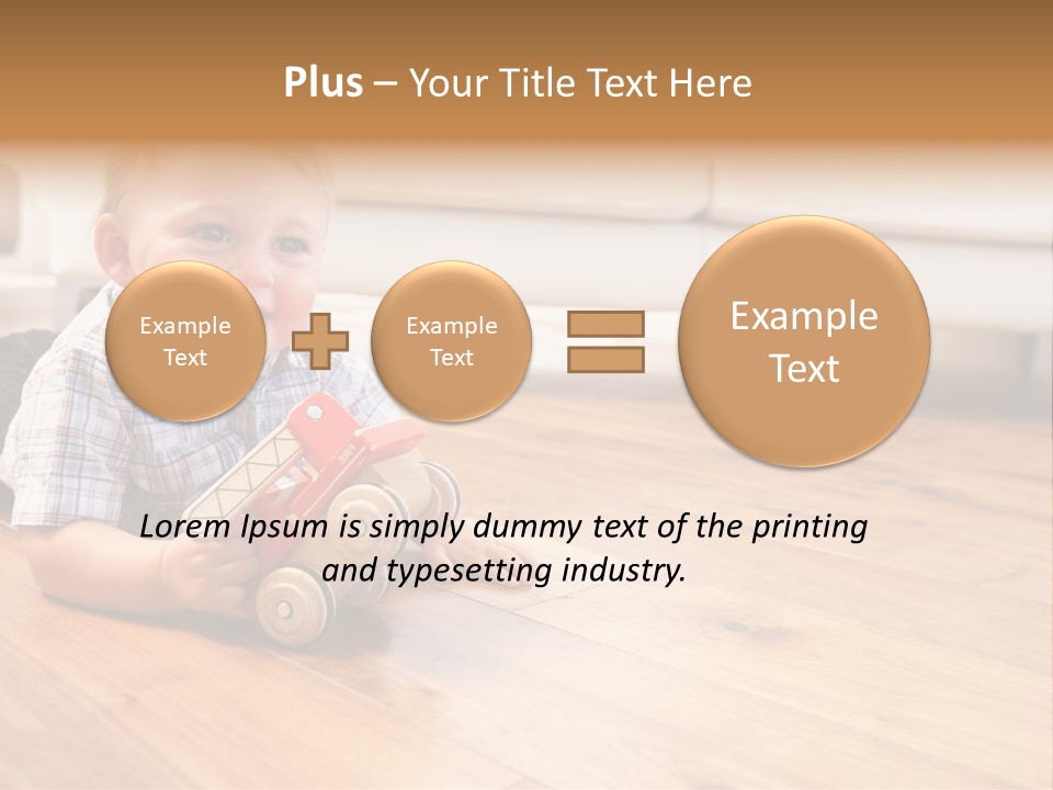 Floor Playing Building PowerPoint Template