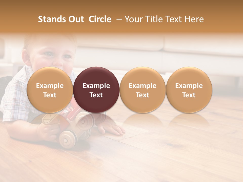 Floor Playing Building PowerPoint Template