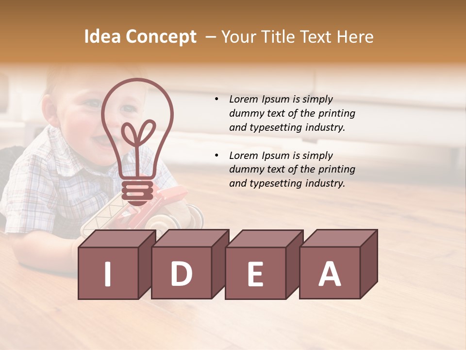 Floor Playing Building PowerPoint Template