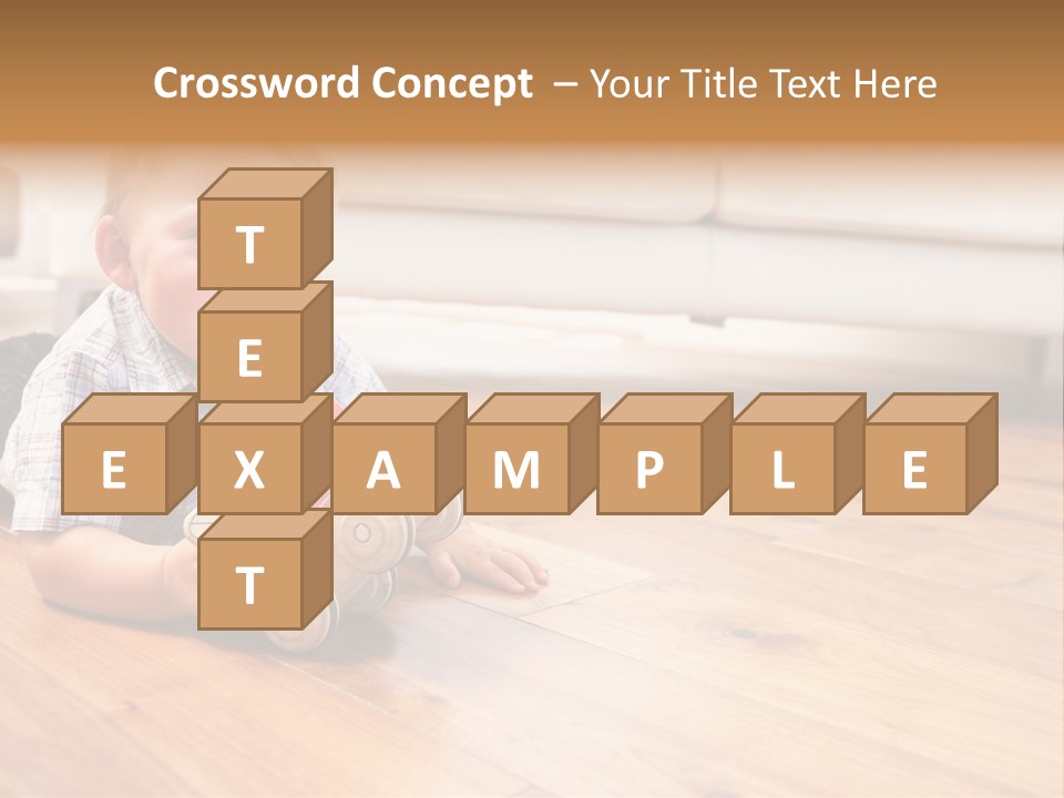 Floor Playing Building PowerPoint Template