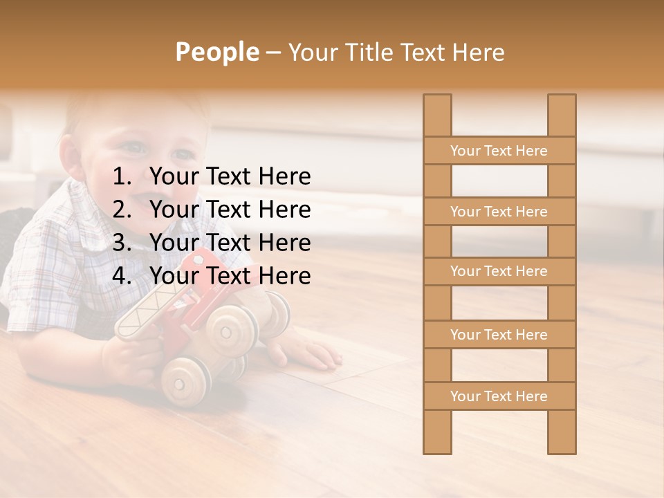 Floor Playing Building PowerPoint Template