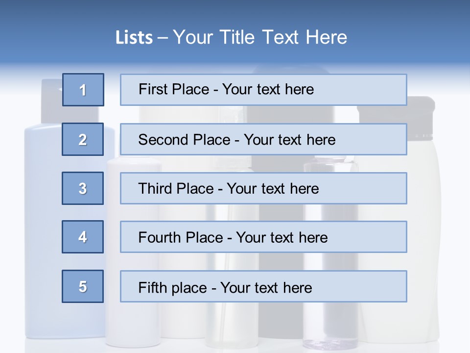 Gel Bath Beauty PowerPoint Template