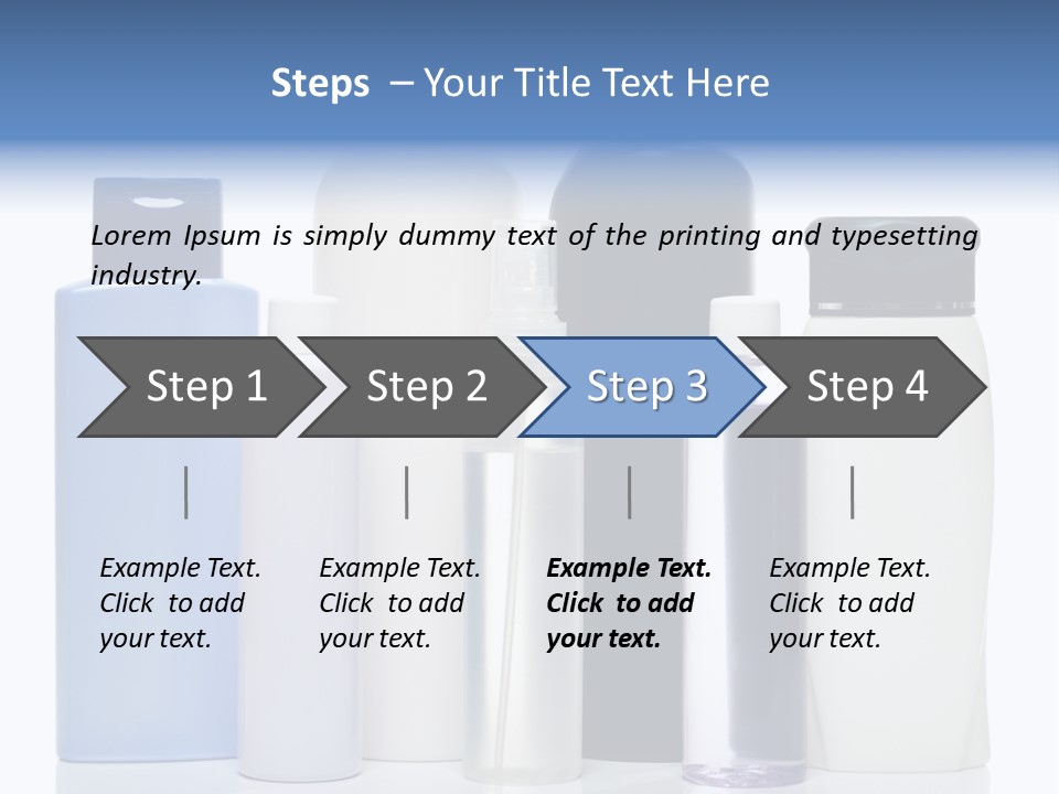 Gel Bath Beauty PowerPoint Template