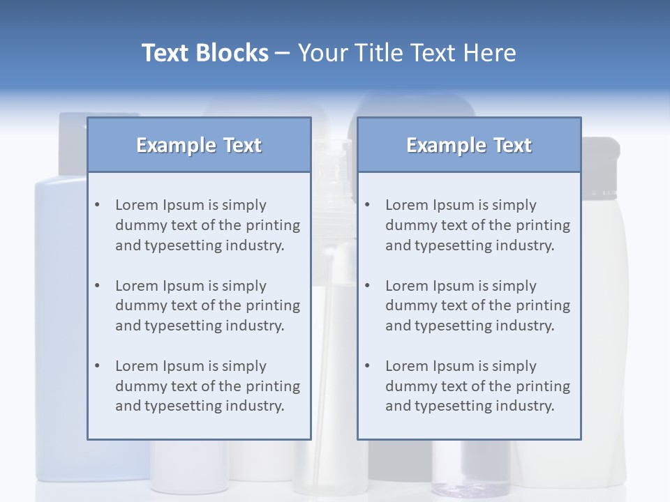 Gel Bath Beauty PowerPoint Template