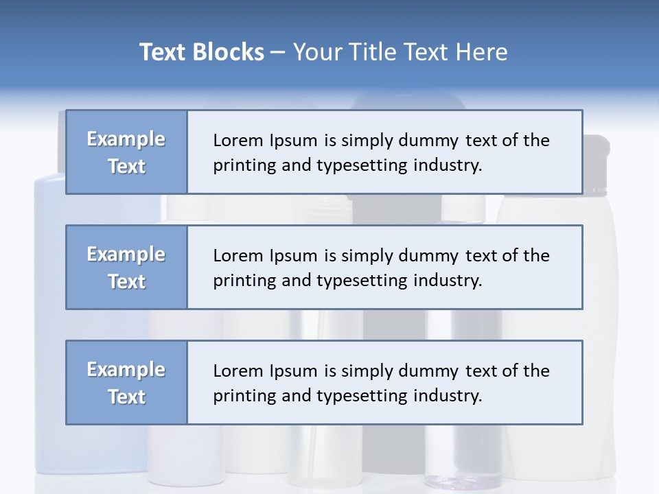 Gel Bath Beauty PowerPoint Template