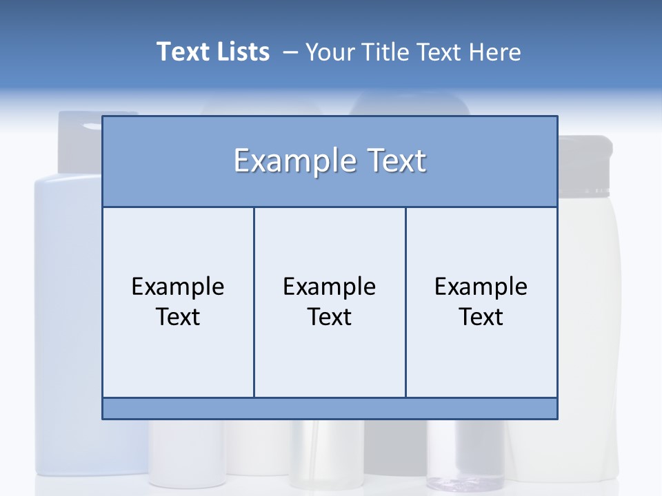Gel Bath Beauty PowerPoint Template