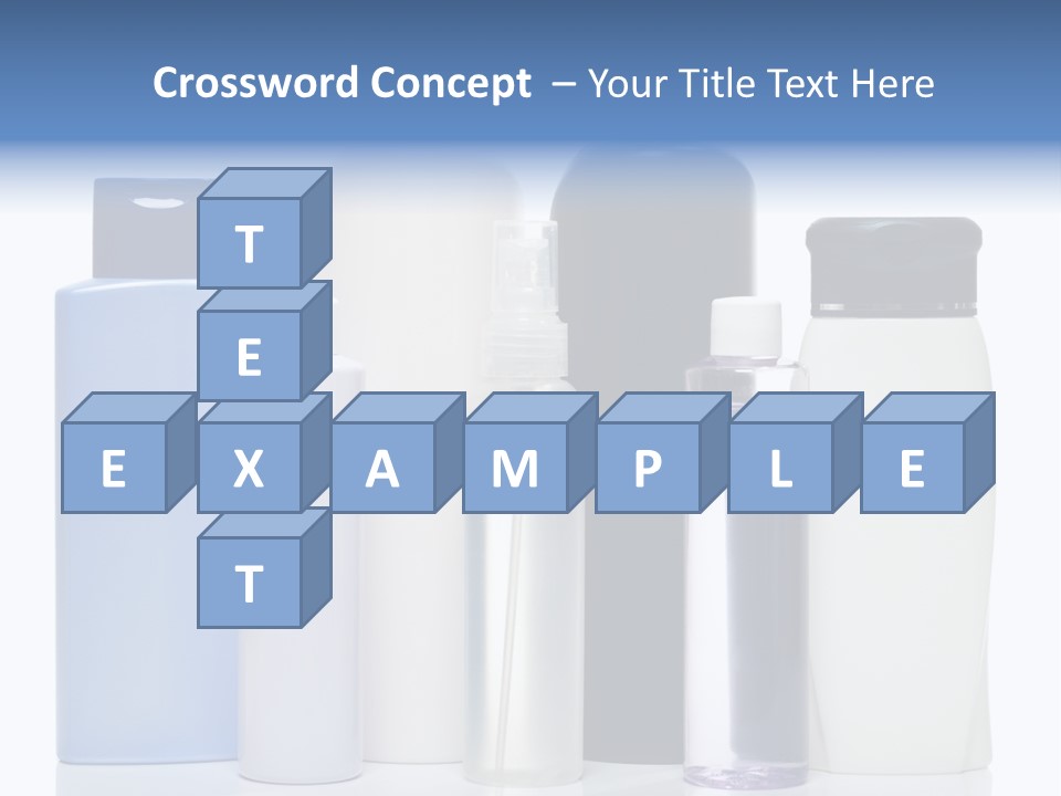 Gel Bath Beauty PowerPoint Template