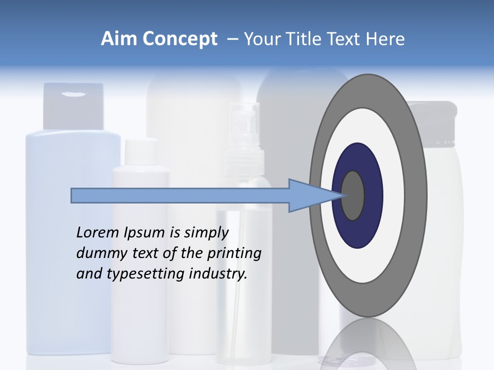 Gel Bath Beauty PowerPoint Template