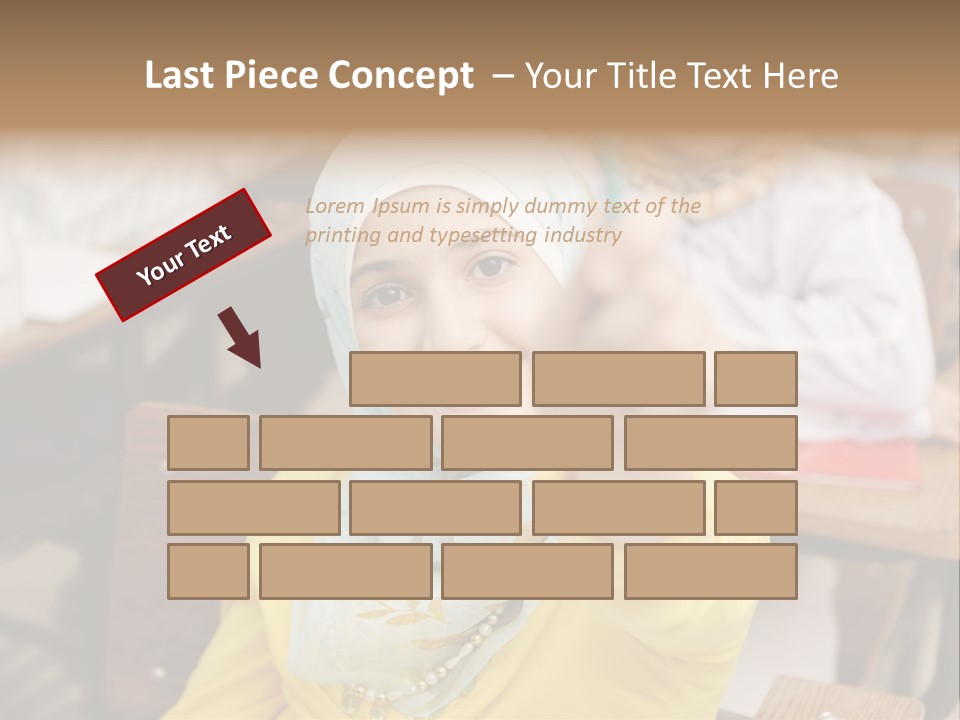 Smile Child Teenager PowerPoint Template