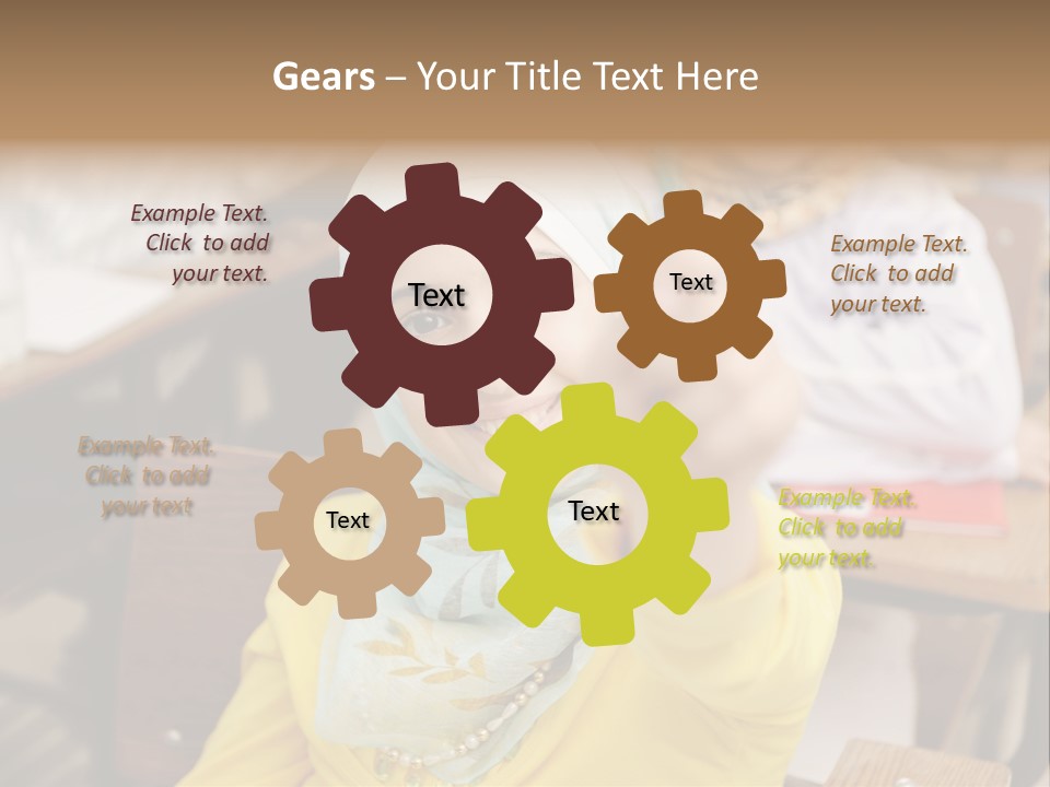 Smile Child Teenager PowerPoint Template