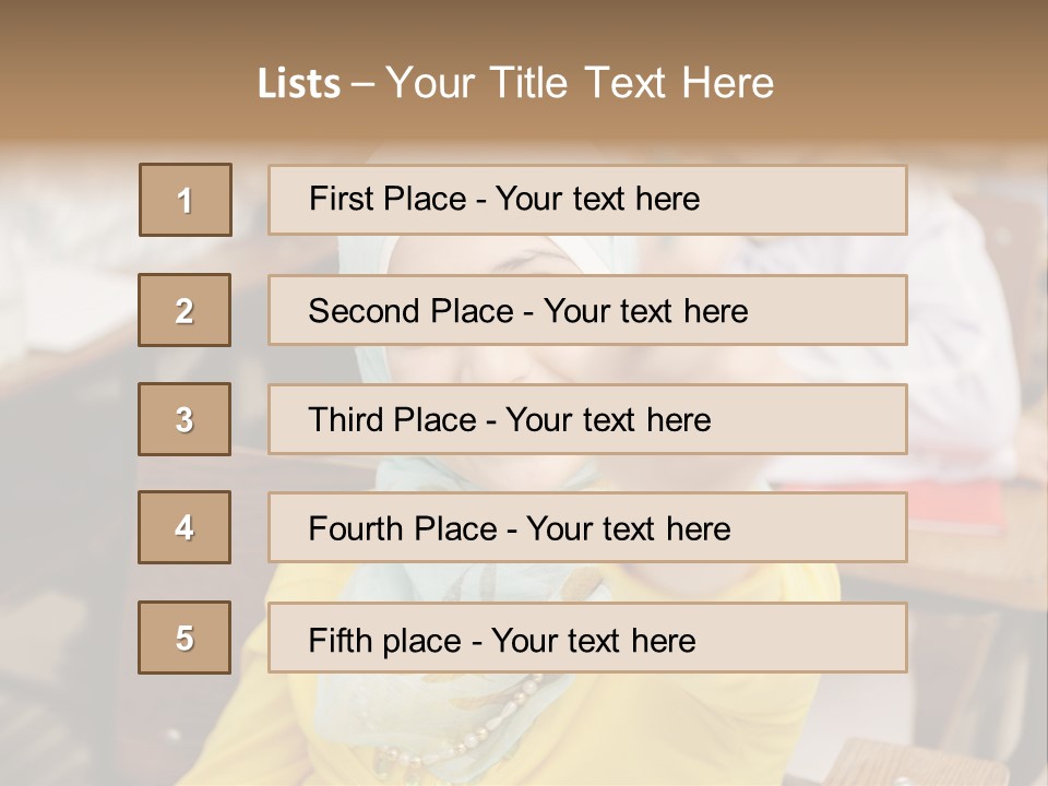 Smile Child Teenager PowerPoint Template