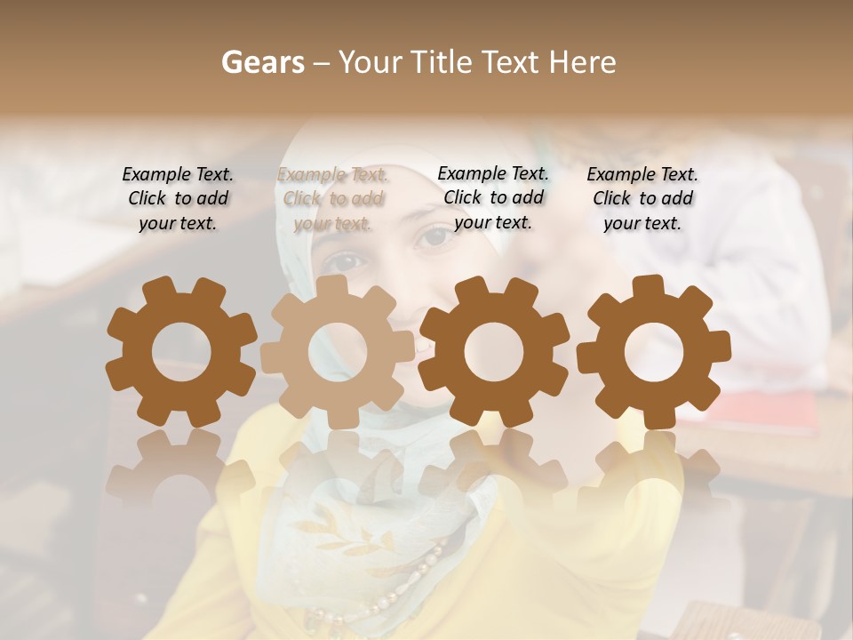 Smile Child Teenager PowerPoint Template