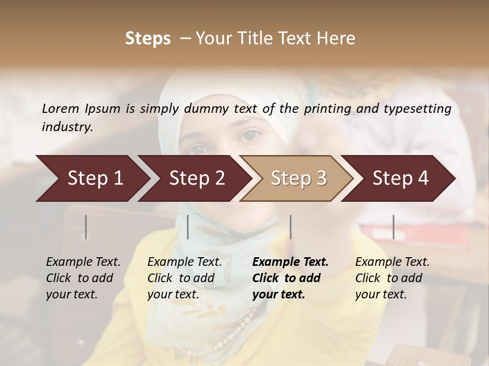 Smile Child Teenager PowerPoint Template