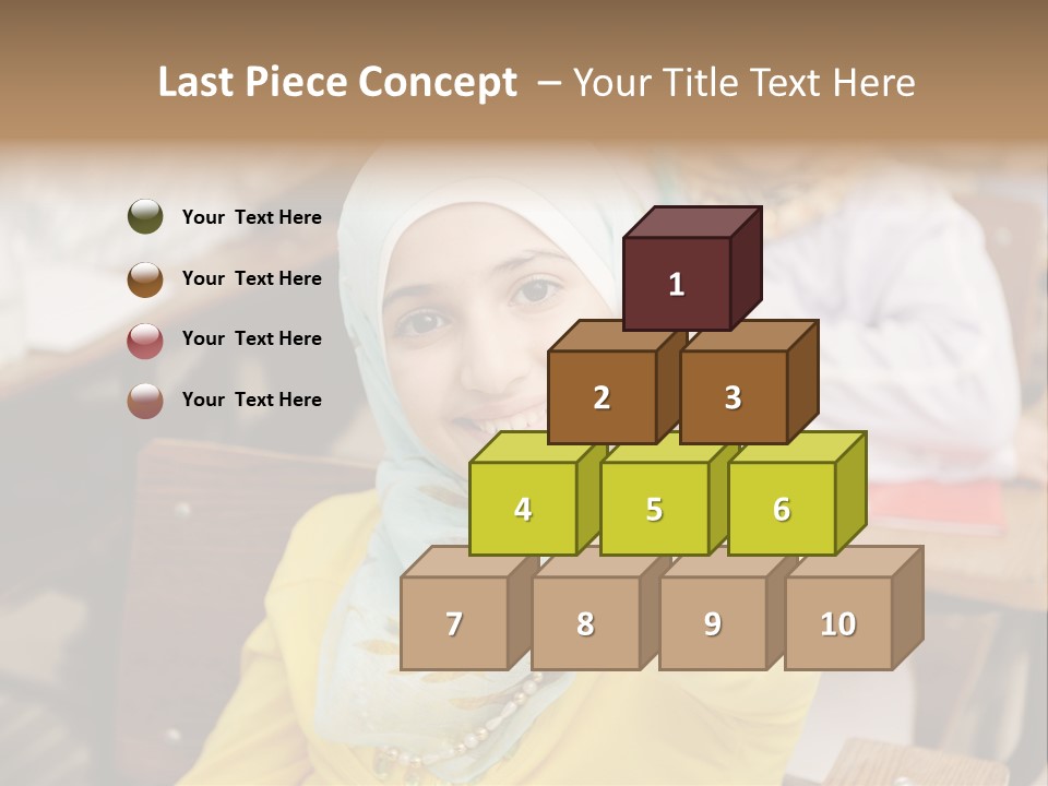 Smile Child Teenager PowerPoint Template