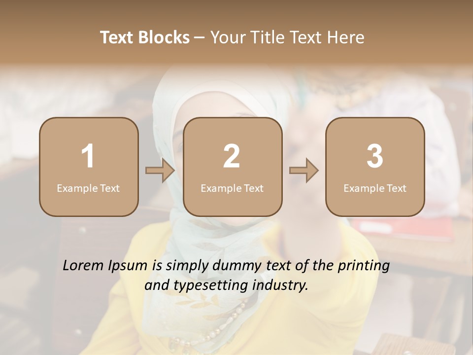 Smile Child Teenager PowerPoint Template