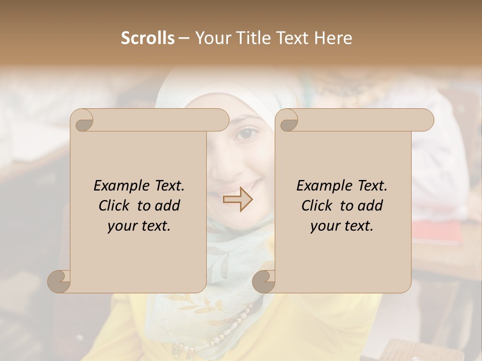 Smile Child Teenager PowerPoint Template