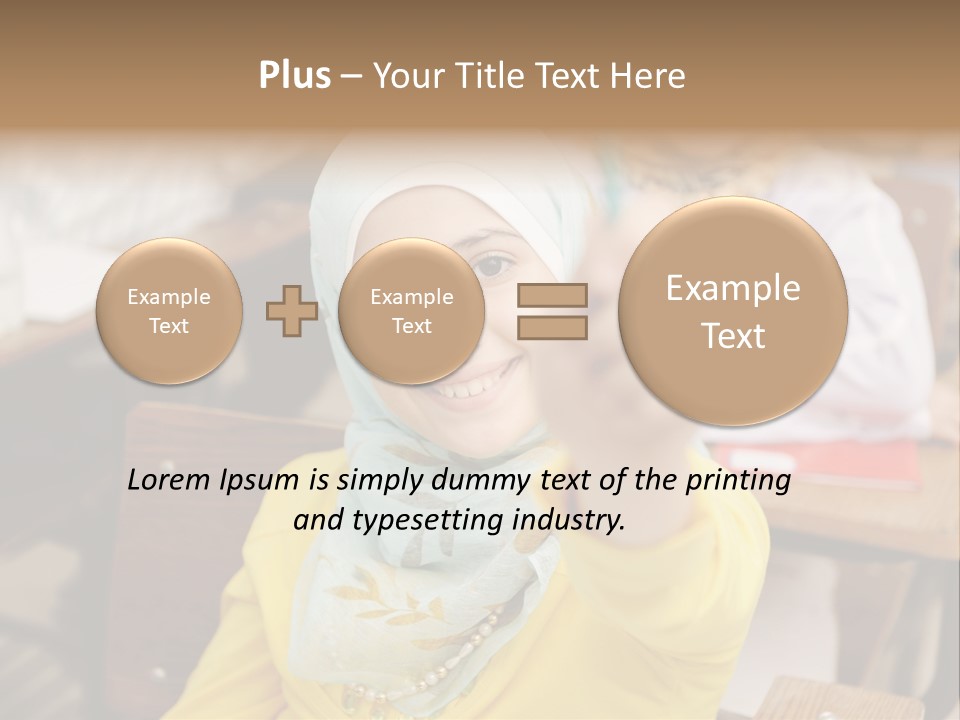 Smile Child Teenager PowerPoint Template