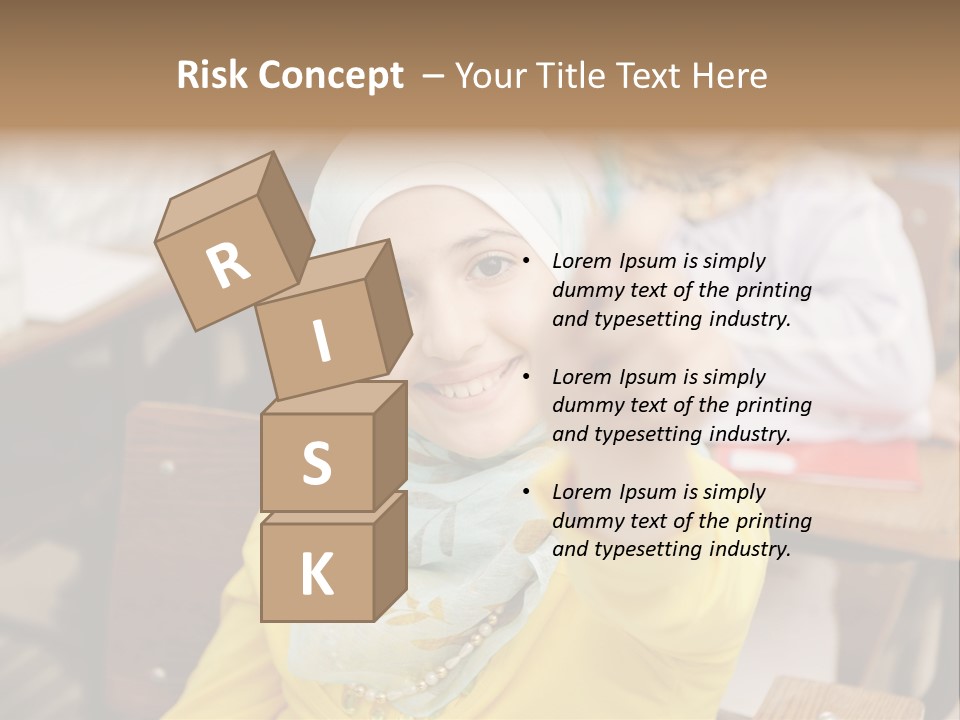 Smile Child Teenager PowerPoint Template