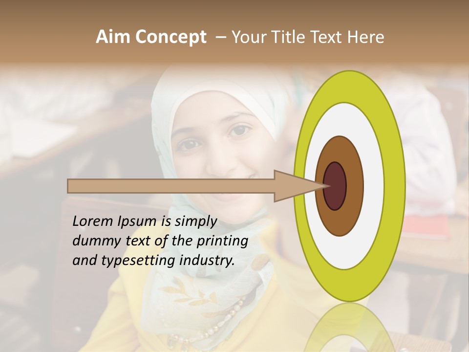 Smile Child Teenager PowerPoint Template