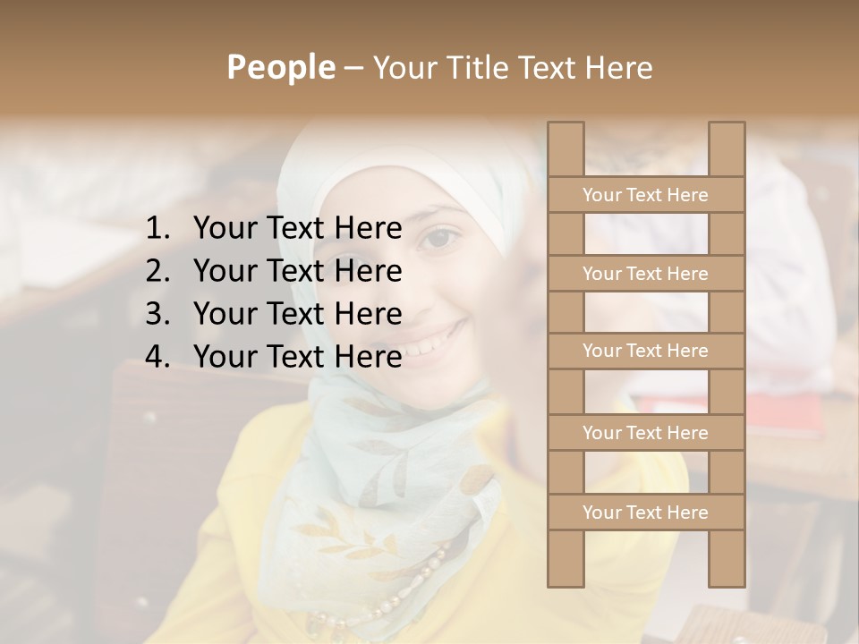 Smile Child Teenager PowerPoint Template