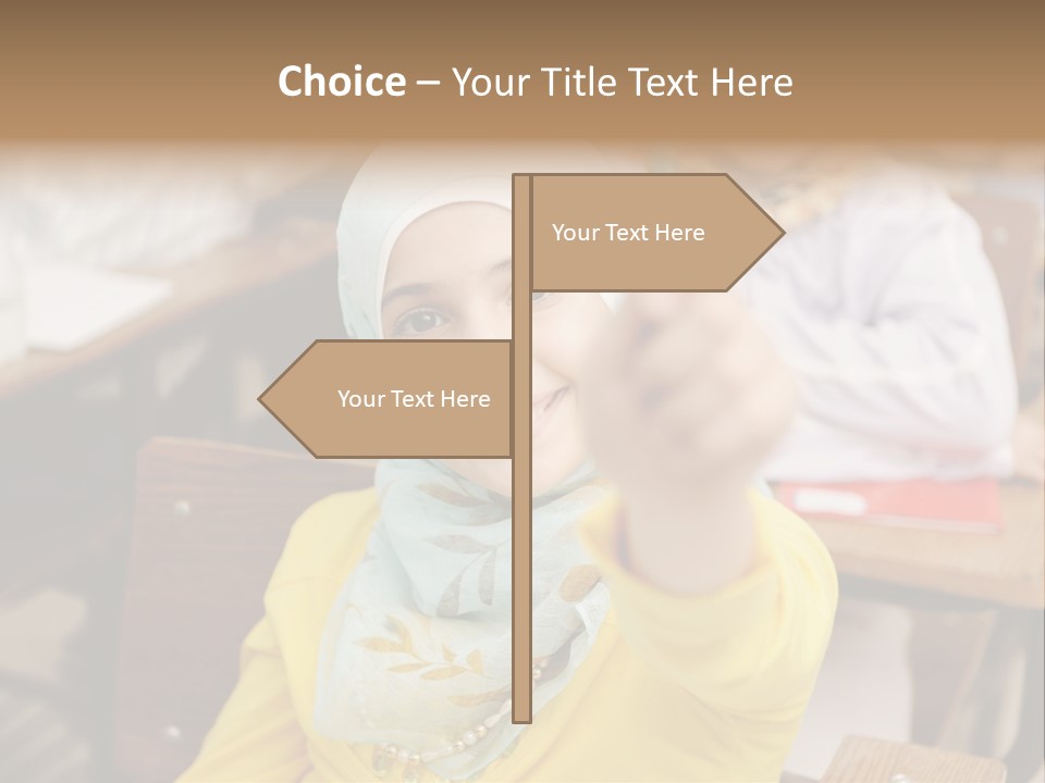 Smile Child Teenager PowerPoint Template